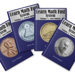 Four books on the Learn Math Fast System.