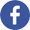 A blue and white facebook logo on a green background