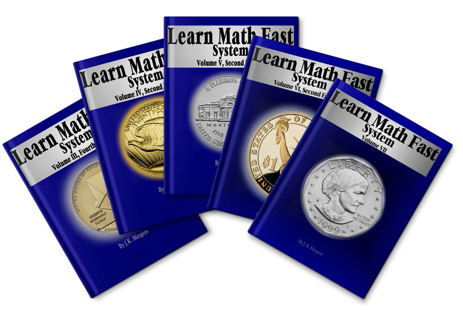 LMF Volumes 3 - 7 (Books only) - Learn Math Fast